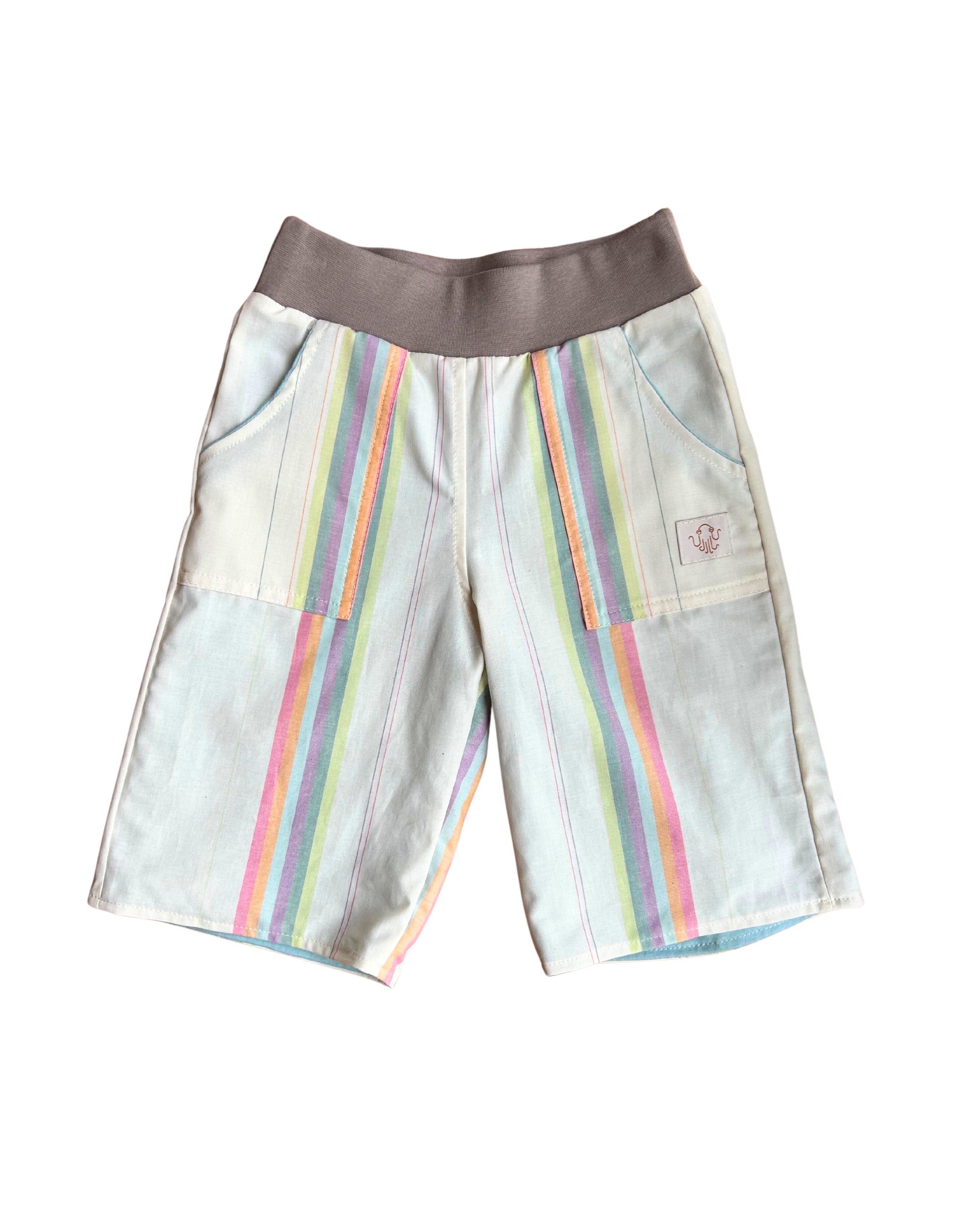 oktopulli Kurzehose Kinder gestreift