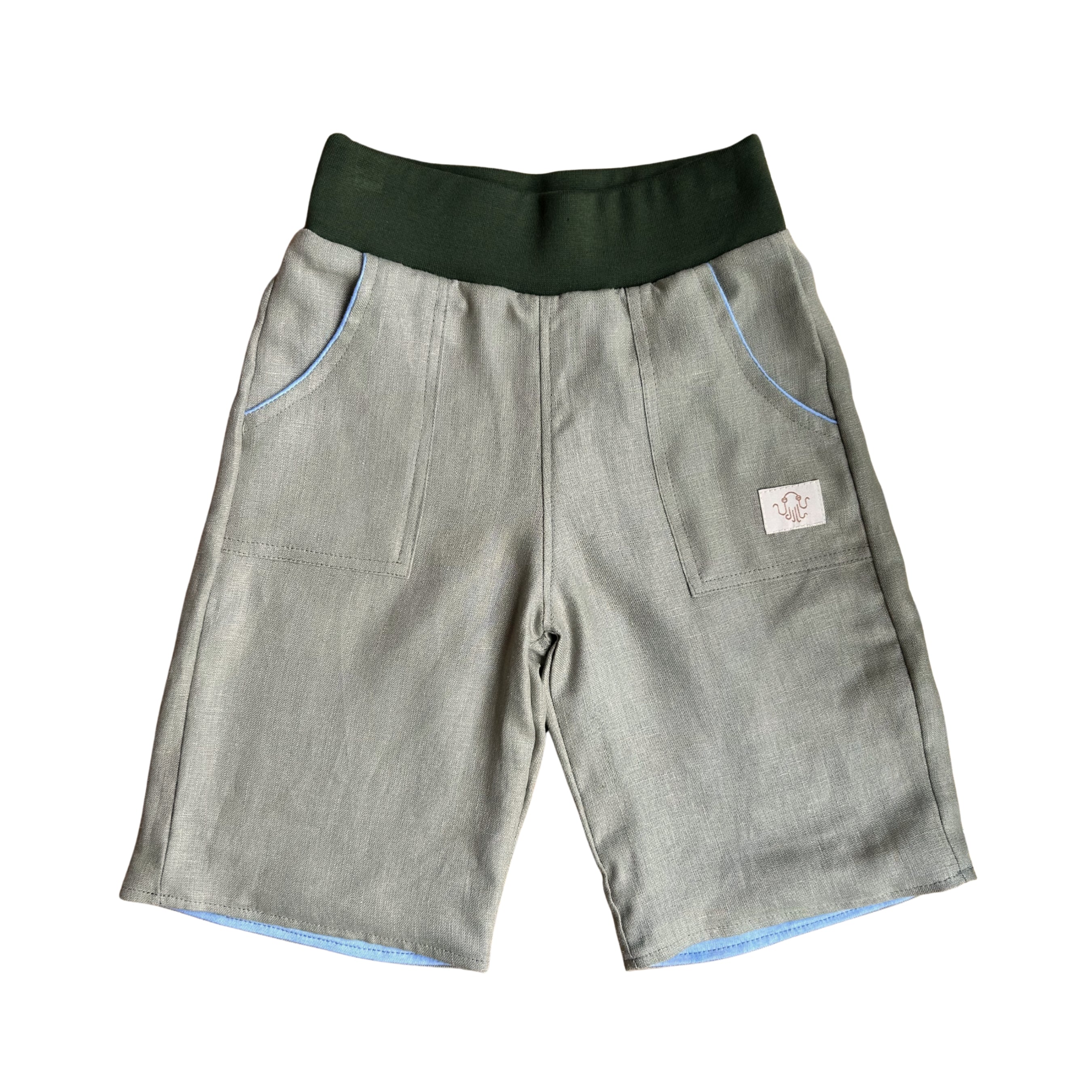 oktopulli Kurzehose Kinder grün