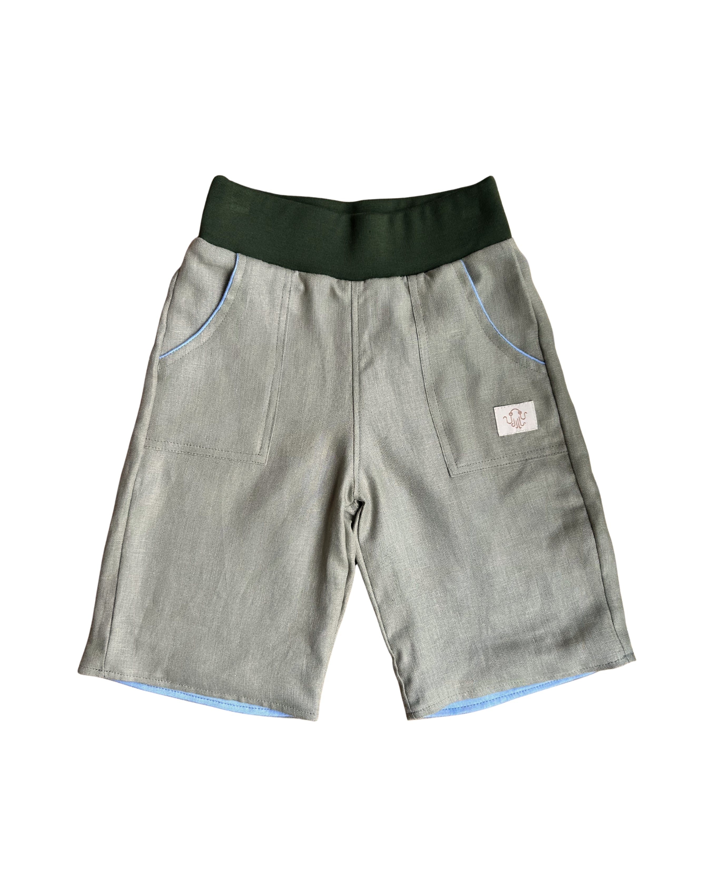 oktopulli Kurzehose Kinder grün