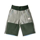 oktopulli Kurzehose Kinder grün Knieschutz