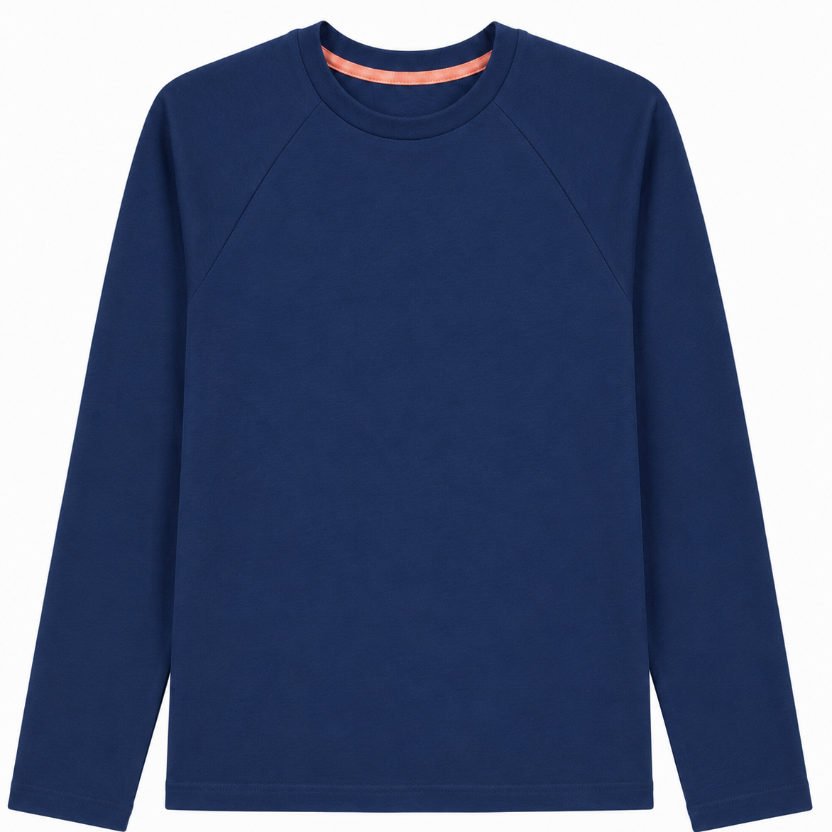 oktopulli Langarmshirt Erwachsen blau