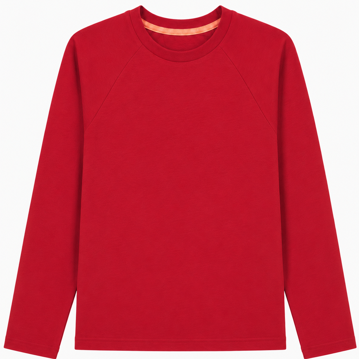 oktopulli Langarmshirt Erwachsen rot
