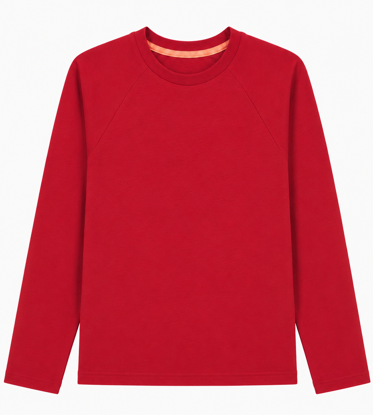 oktopulli Langarmshirt Erwachsen rot