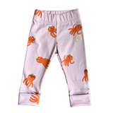 oktopulli Leggings Kinder lila  oktopus