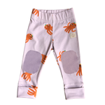 oktopulli Leggings Kinder lila  oktopus knieschutz