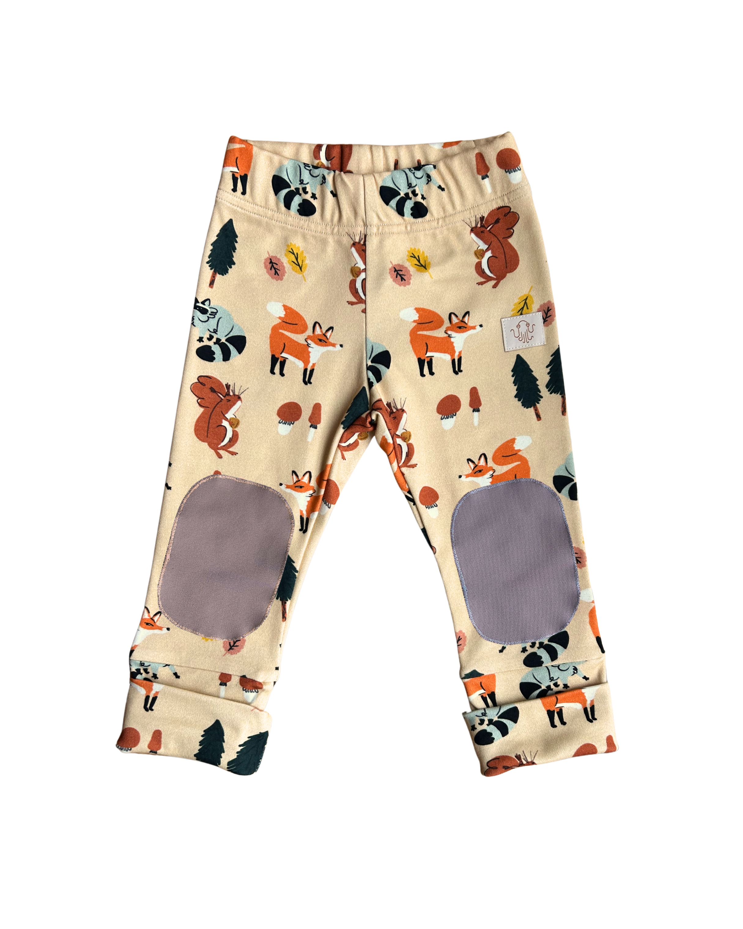 oktopulli Leggings Kinder Waldtiere Knieschutz