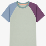 oktopulli T-Shirt Erwachsen hellgrün hellblau lila