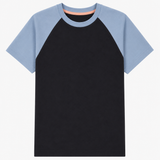 oktopulli T-Shirt Erwachsen schwarz hellblau