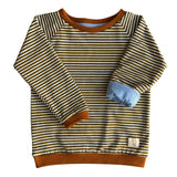 6. Mitwachsendes leichtes Langarmshirt aus Baumwolljersey Kinder | gestreift