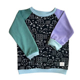 9. Mitwachsendes leichtes Langarmshirt aus Baumwolljersey Kinder | Straßengewusel