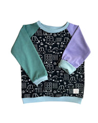 9. Mitwachsendes leichtes Langarmshirt aus Baumwolljersey Kinder | Straßengewusel