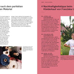 Einblick in das Buch. Die Suche nach dem perfekten Material & Nachhaltigkeitstipps beim Kleiderkauf von Franziska Uhl.
