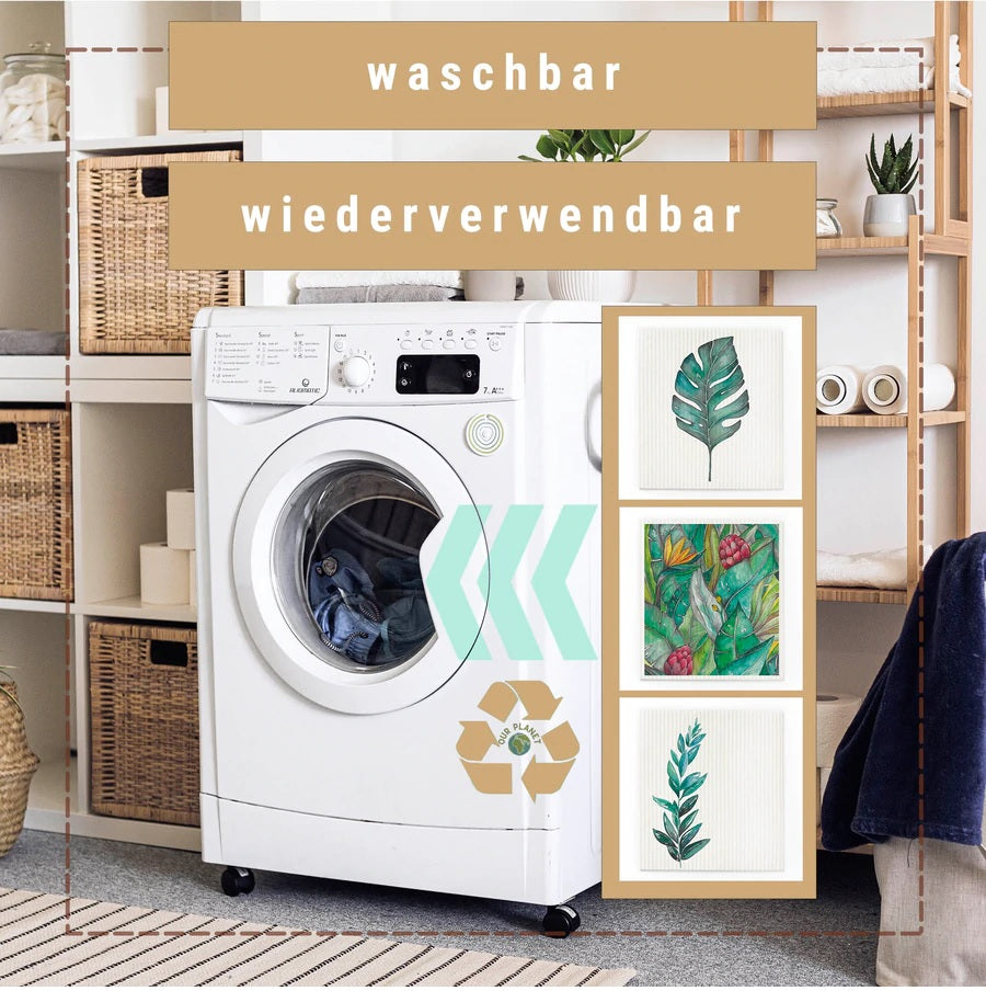 waschbar und wiederverwendbar